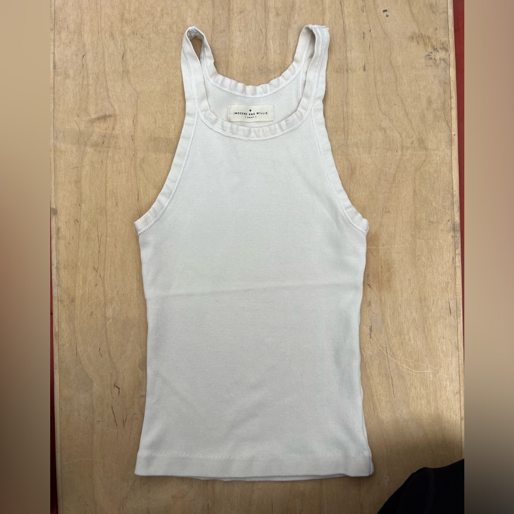 Imogene and Willie tank in vintage white